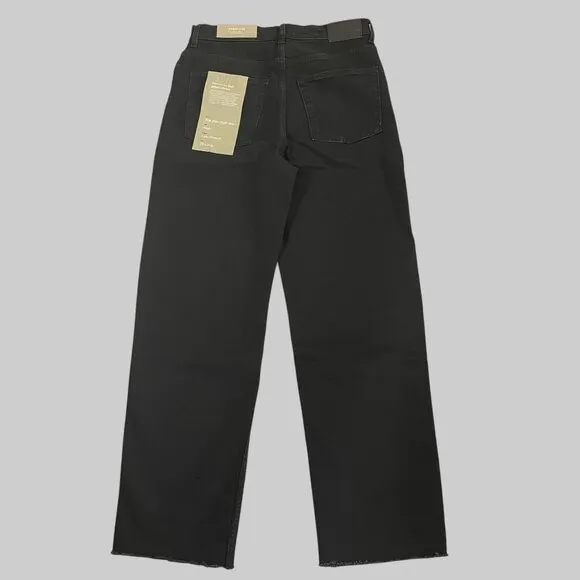 NWT Everlane The Way High Jean Womens 29 Long Coal Black