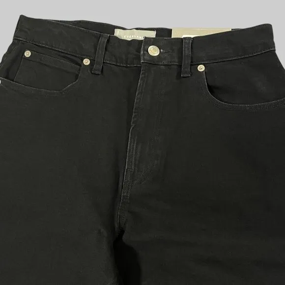 NWT Everlane The Way High Jean Womens 29 Long Coal Black