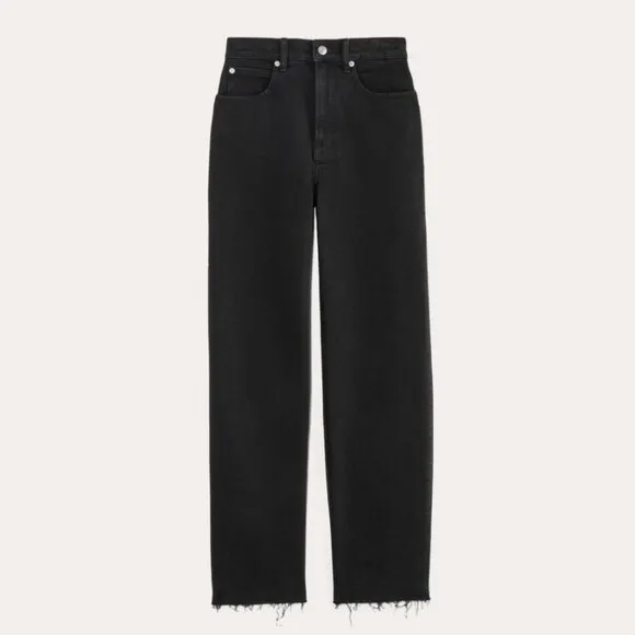 NWT Everlane The Way High Jean Womens 29 Long Coal Black