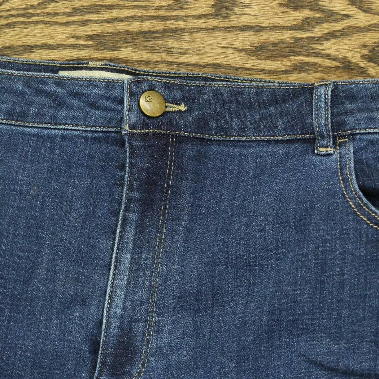 NWT LOGO By Lori Goldstein Plus Skinny Leg High Waisted Jeans. A309792 20W