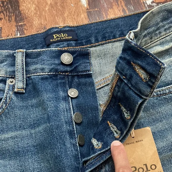 NWT Polo Ralph Lauren Callen High Waist Western Beaded Jeans Women’s 27