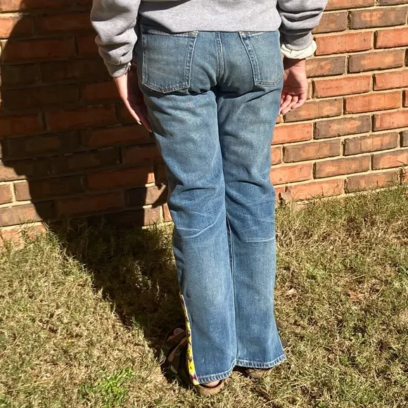 NWT Polo Ralph Lauren Callen High Waist Western Beaded Jeans Women’s 27