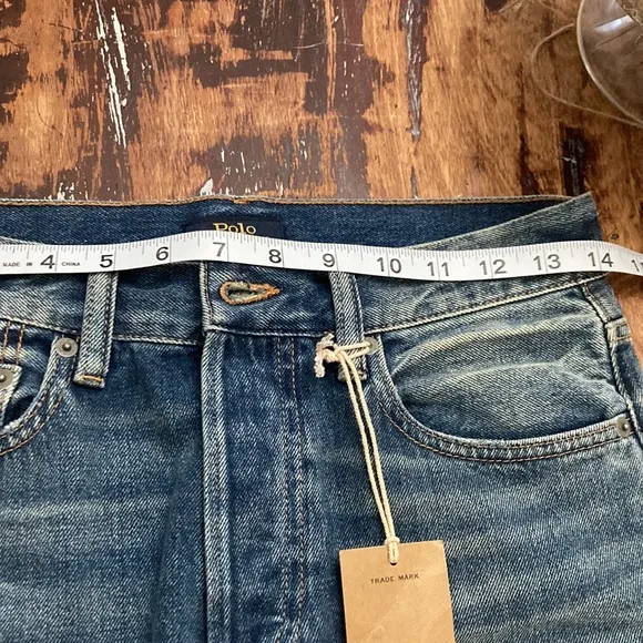 NWT Polo Ralph Lauren Callen High Waist Western Beaded Jeans Women’s 27