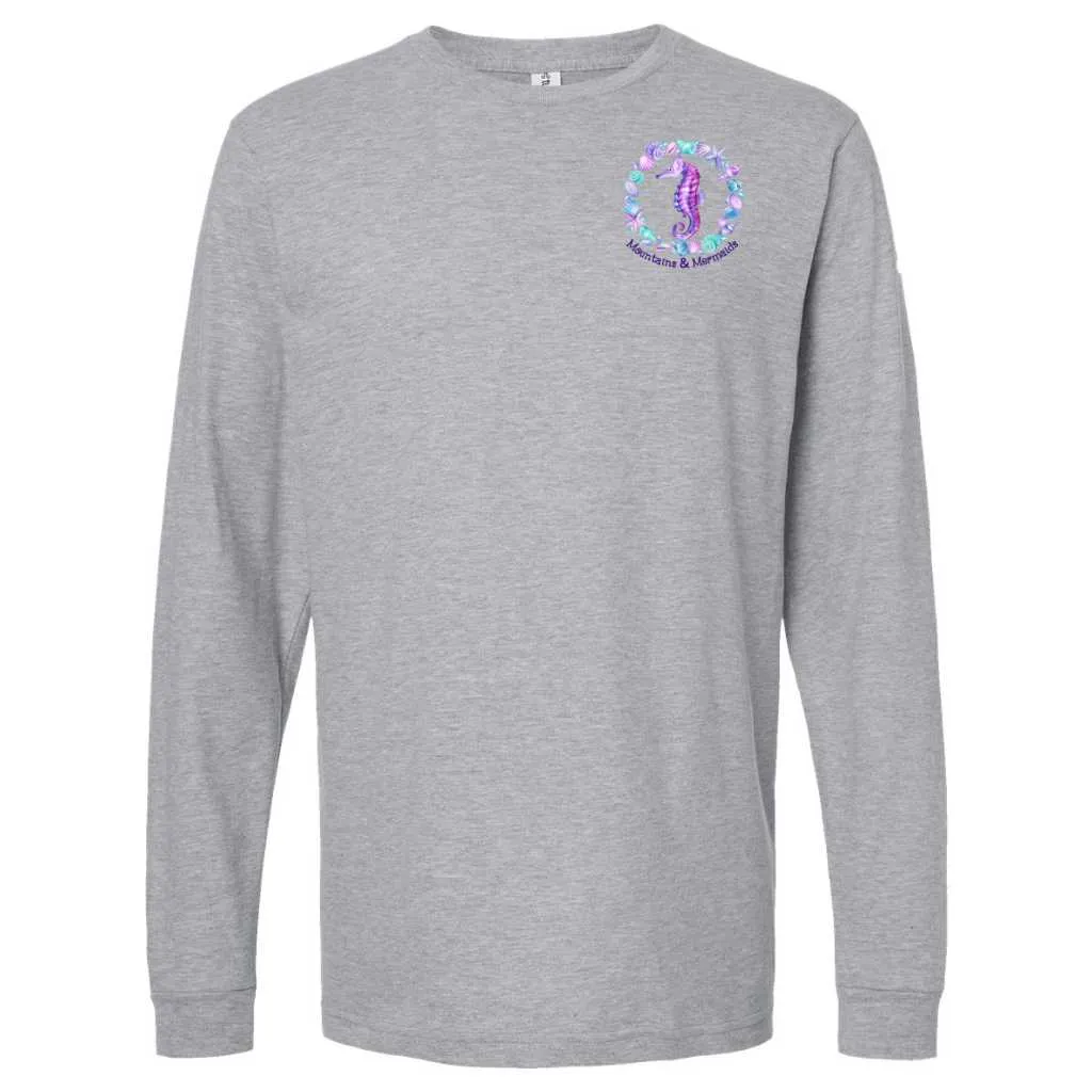 Ocean Soul Long Sleeve T-Shirt (Gray)