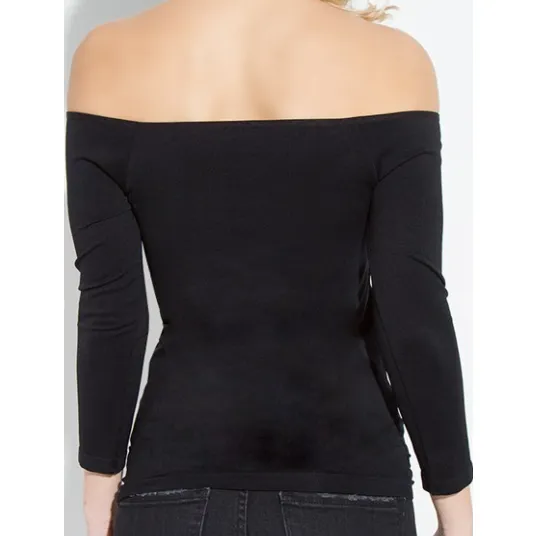 Off Shoulder Spandex Top