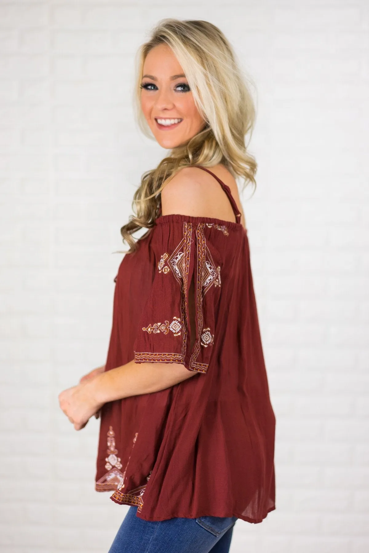Off the Shoulder Detail Top