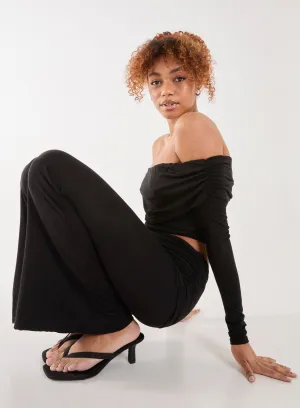 Off the Shoulder Lounge Top