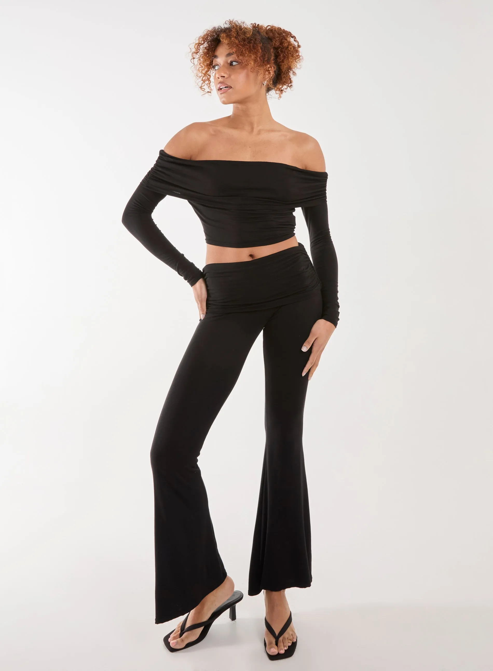 Off the Shoulder Lounge Top