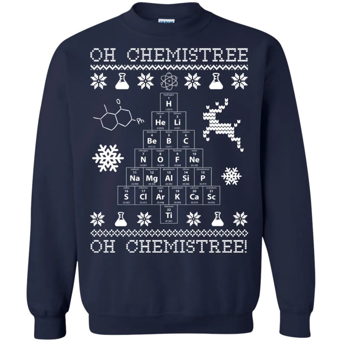 Oh Chemistree Christmas Ugly Sweater