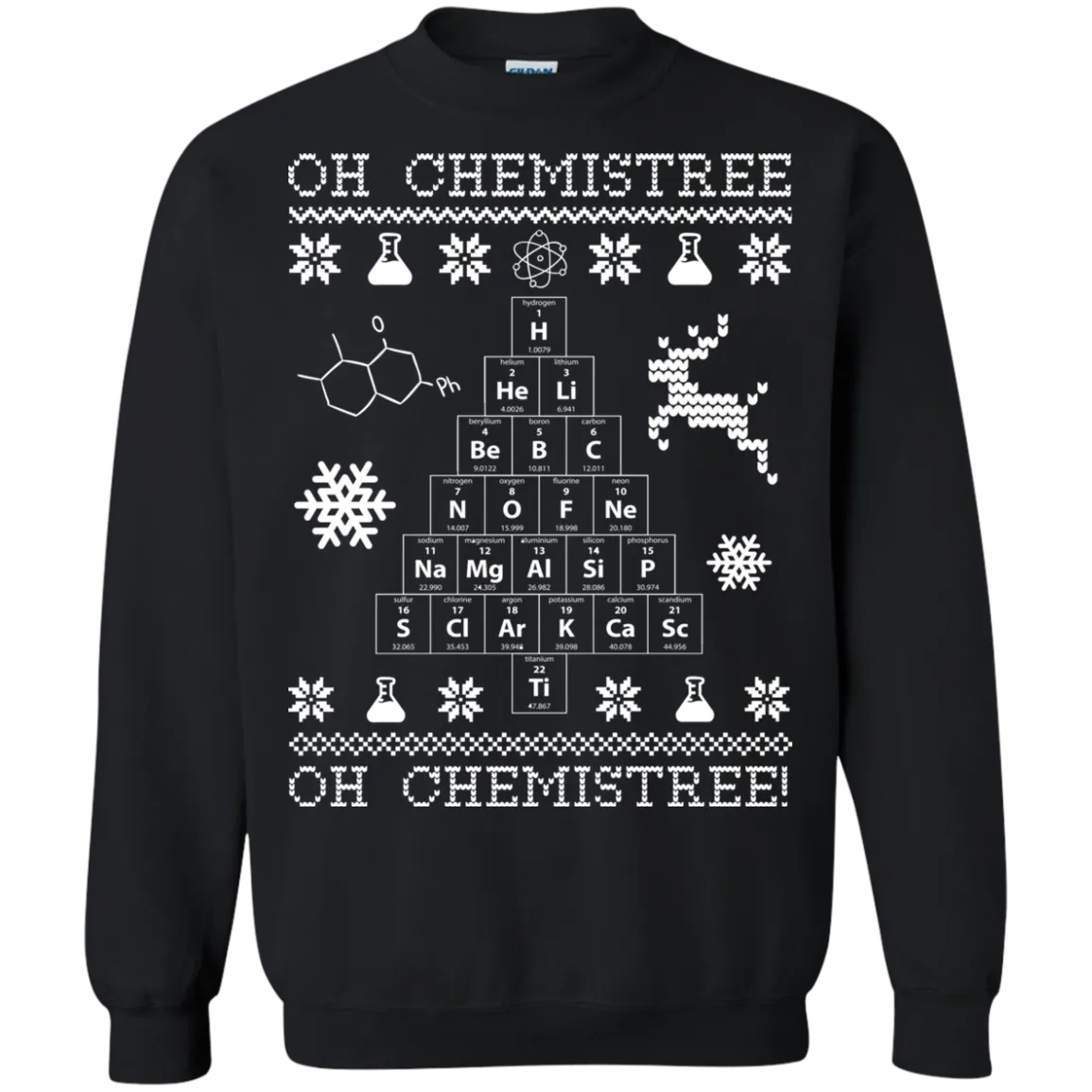 Oh Chemistree Christmas Ugly Sweater