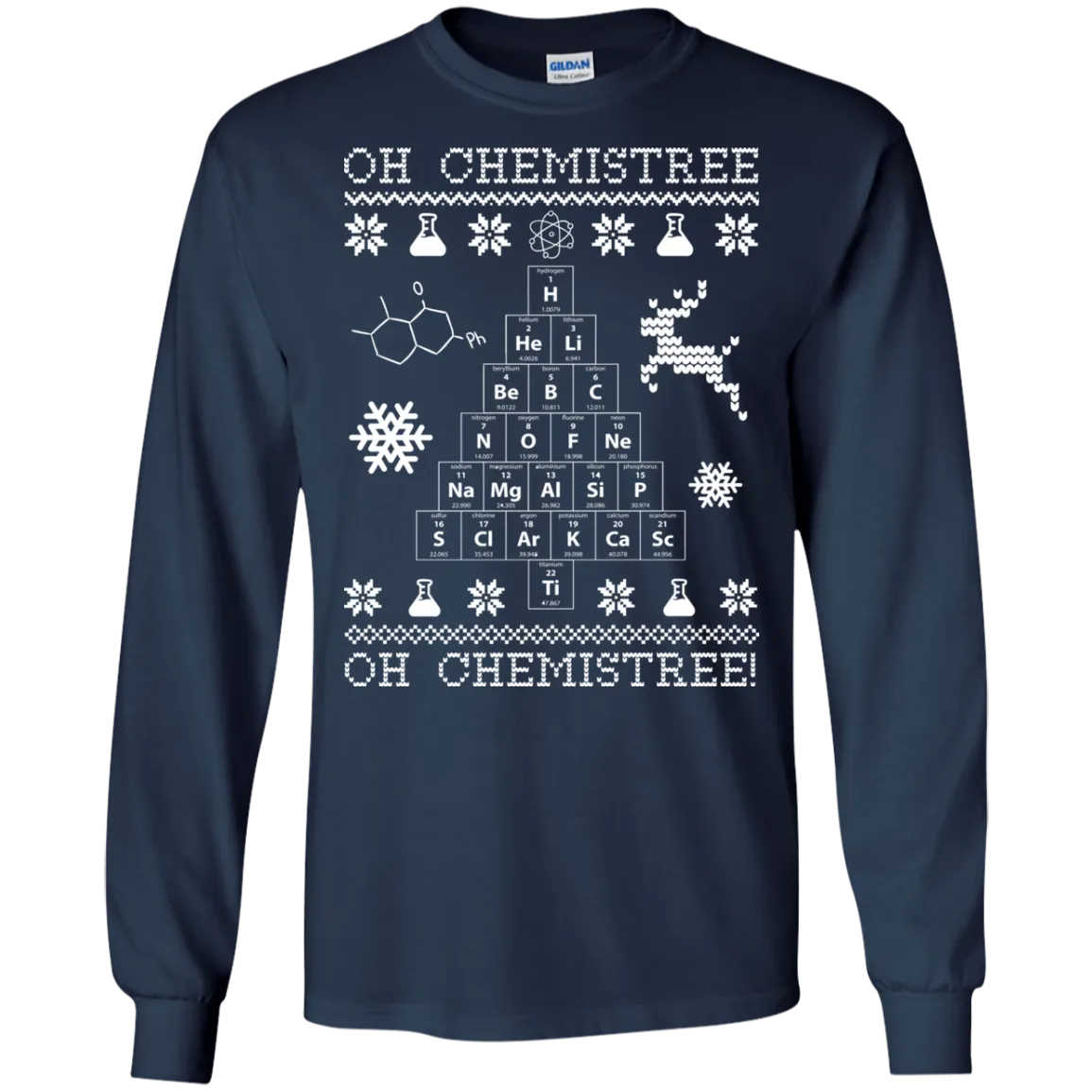 Oh Chemistree Christmas Ugly Sweater