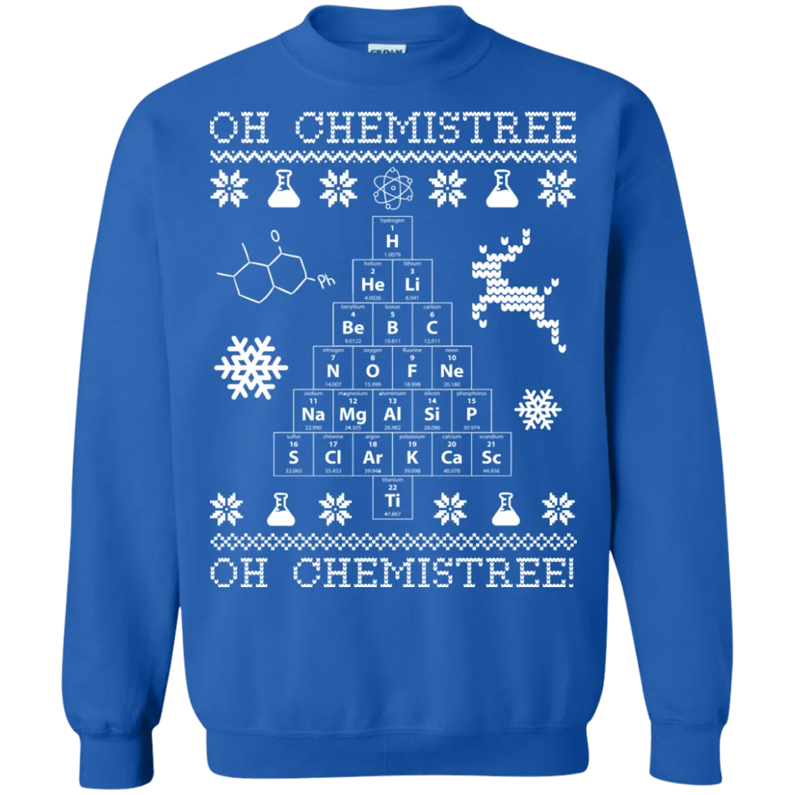 Oh Chemistree Christmas Ugly Sweater