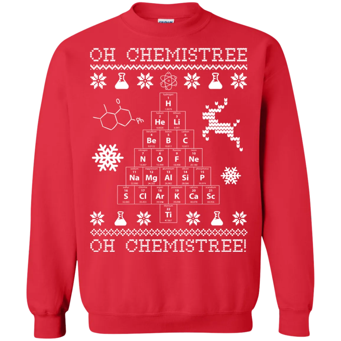 Oh Chemistree Christmas Ugly Sweater