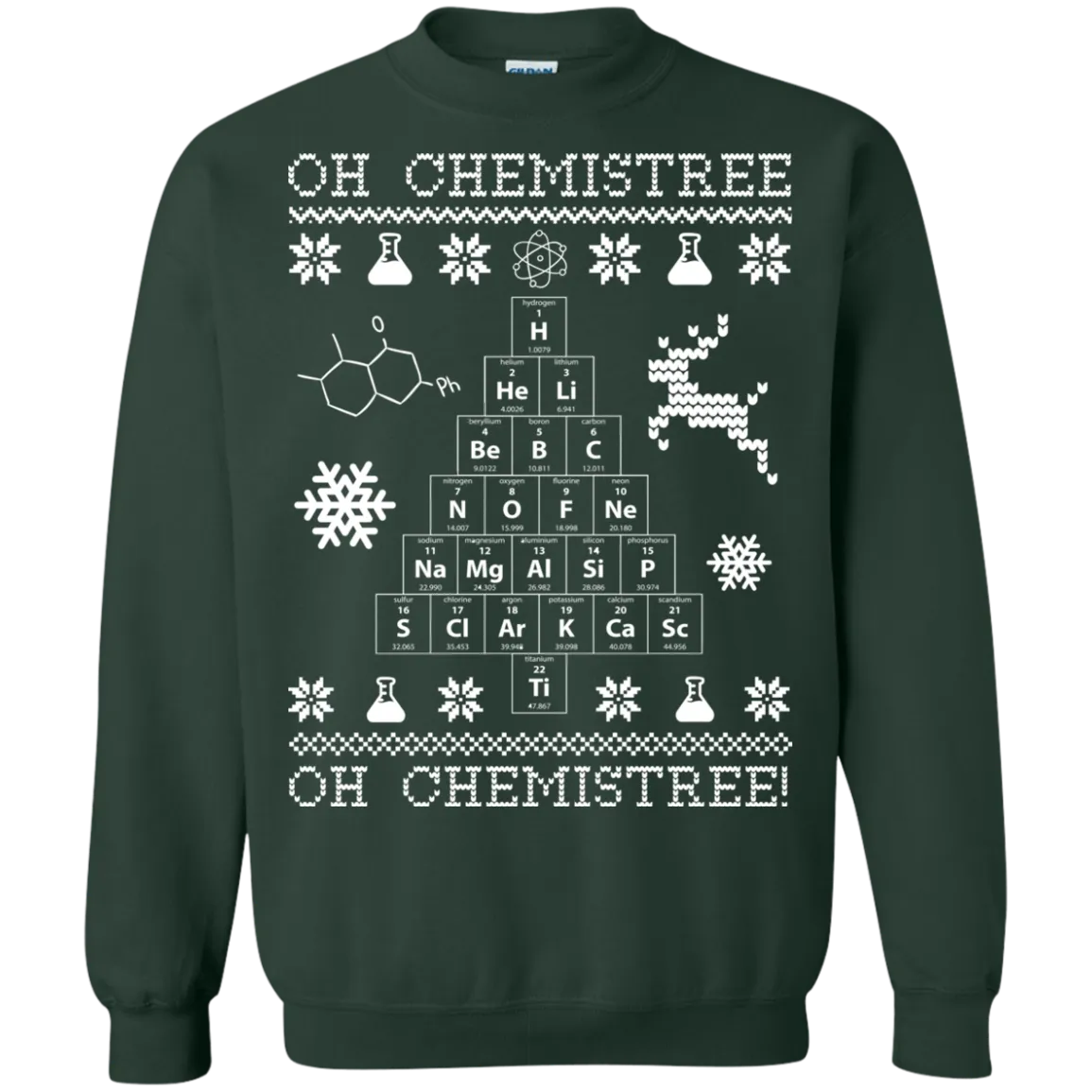 Oh Chemistree Christmas Ugly Sweater