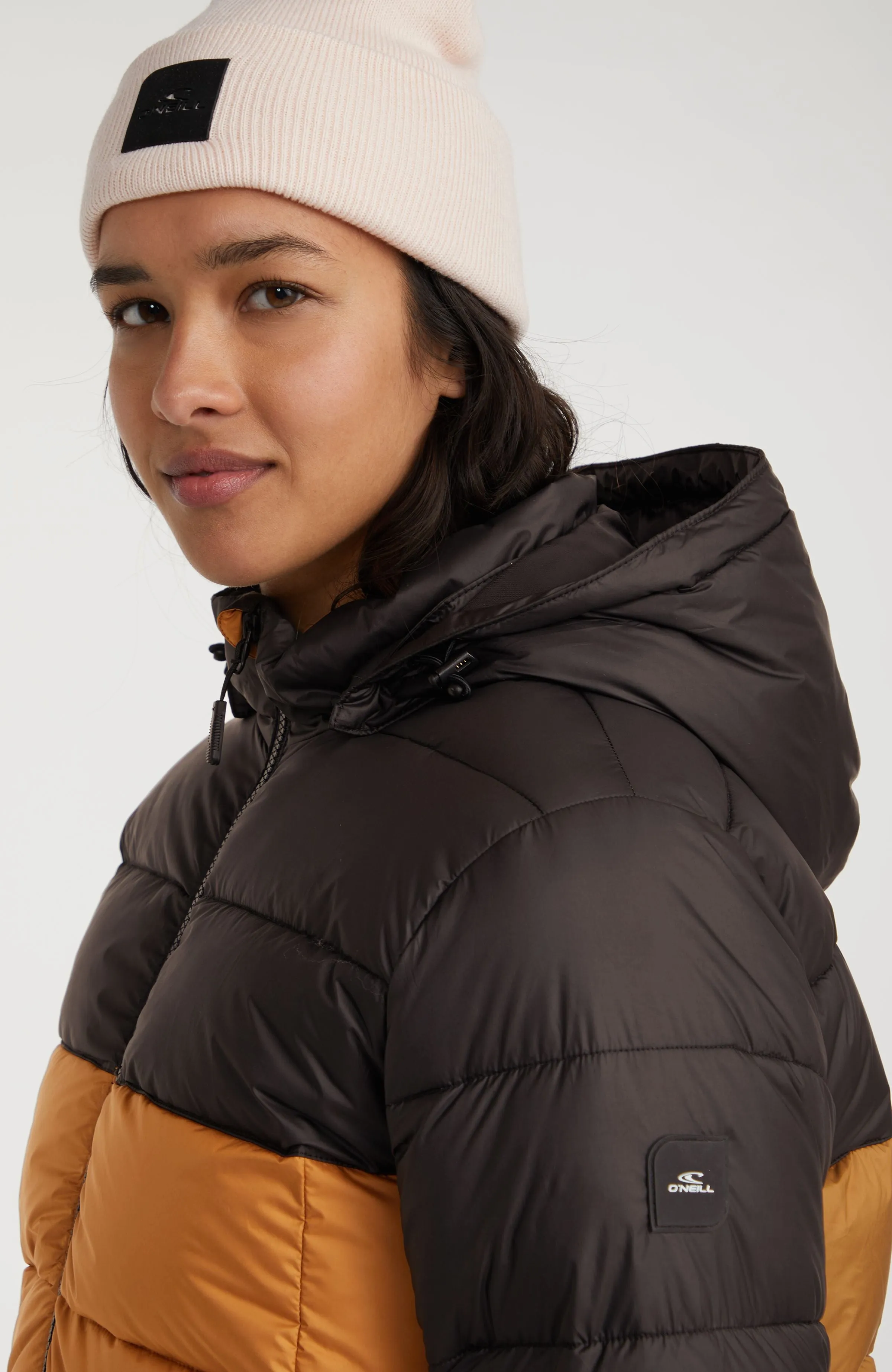 O'Riginals Steppjacke | Rich Caramel Colour block