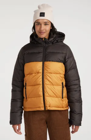 O'Riginals Steppjacke | Rich Caramel Colour block