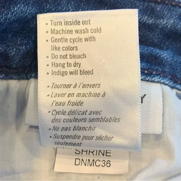Paige Skyline Skinny Crop Jeans Size 25
