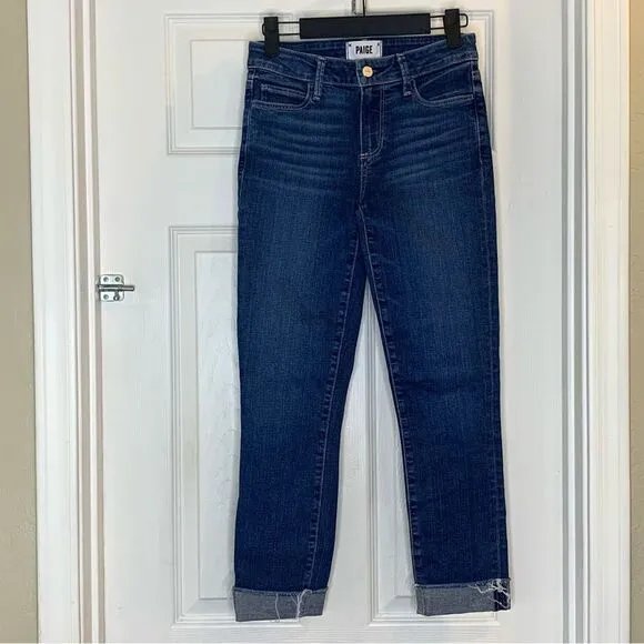 Paige Skyline Skinny Crop Jeans Size 25