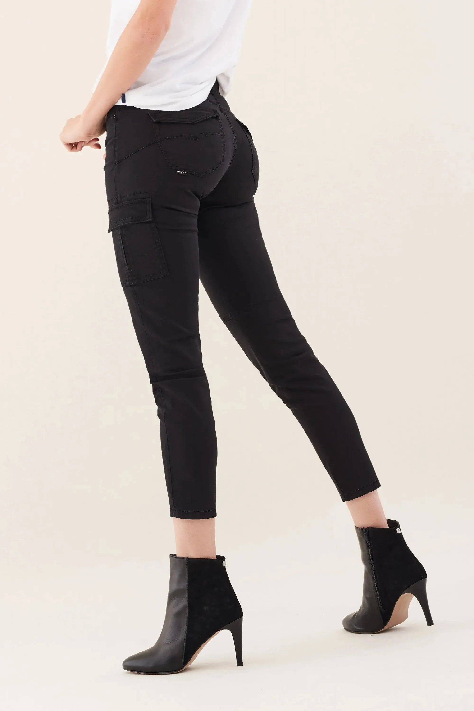 PANTALONES CARGO SECRET GLAMOUR CAPRI EN SARGA