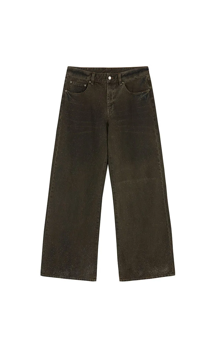 Pants / JNBY Washed Wide-Leg Jeans