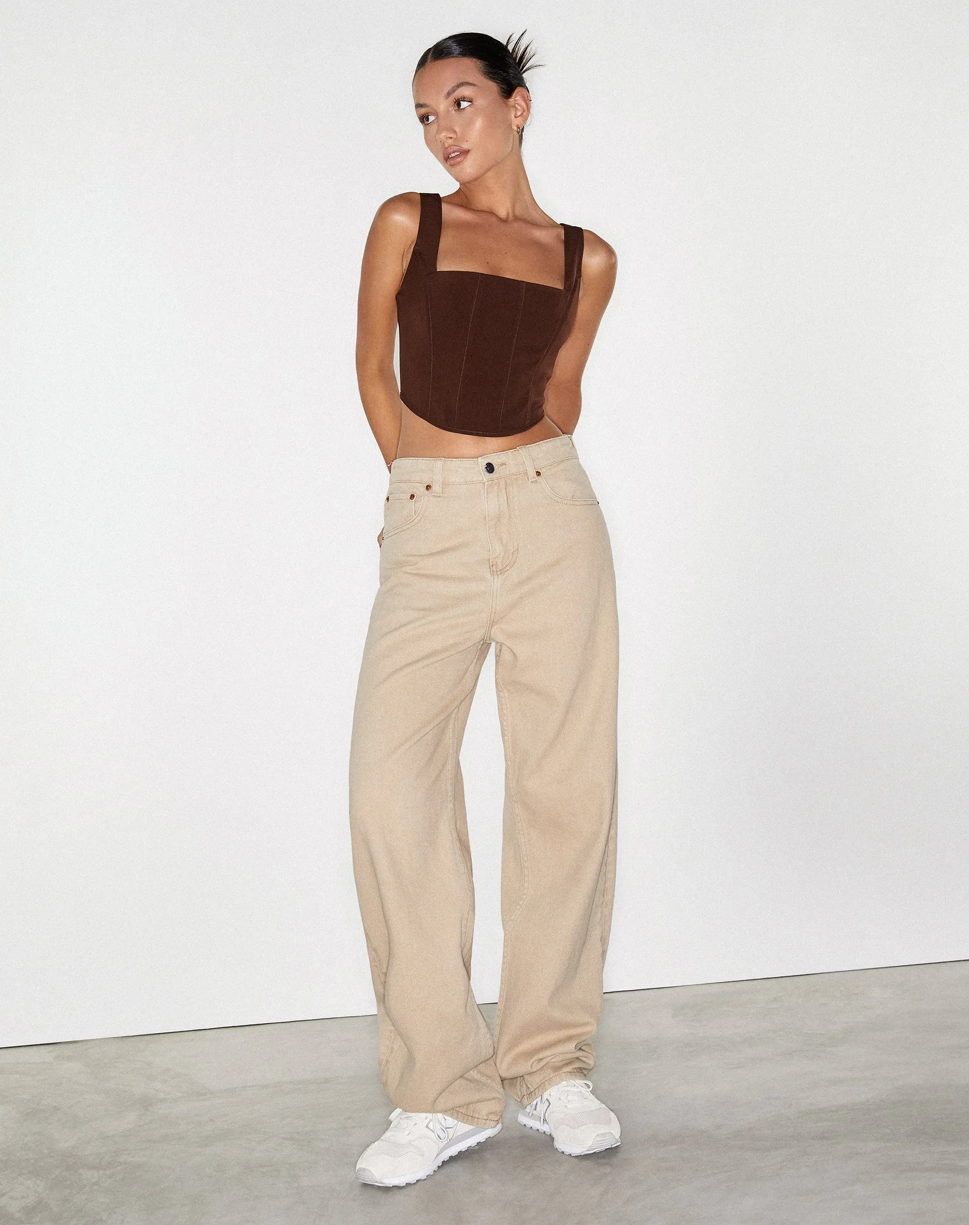 Parallel Jeans in Sand