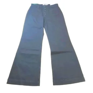 Paris Atelier Other Stories Flare Jeans High Waisted Denim  Button Fly Sz 12
