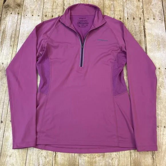 Patagonia 1/4 Zip Pullover Sweater Womens Long Sleeve All Weather Top
