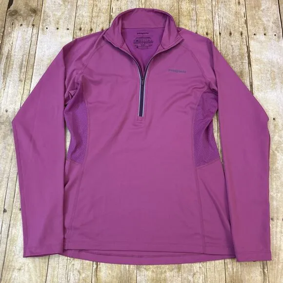 Patagonia 1/4 Zip Pullover Sweater Womens Long Sleeve All Weather Top