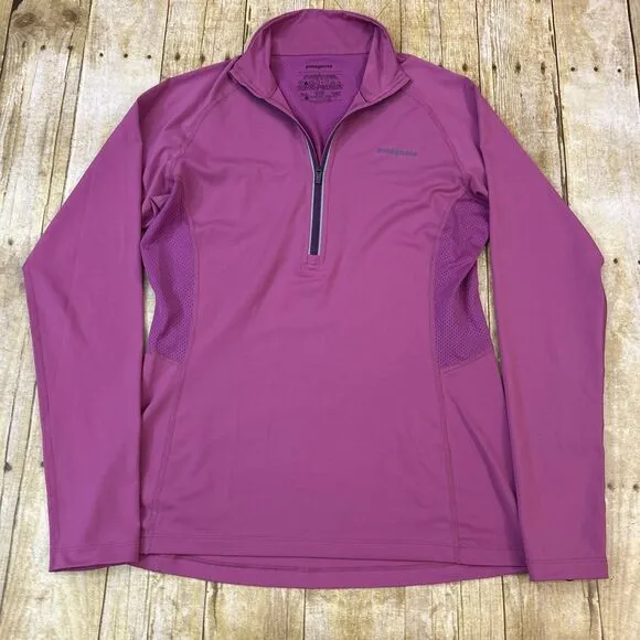 Patagonia 1/4 Zip Pullover Sweater Womens Long Sleeve All Weather Top