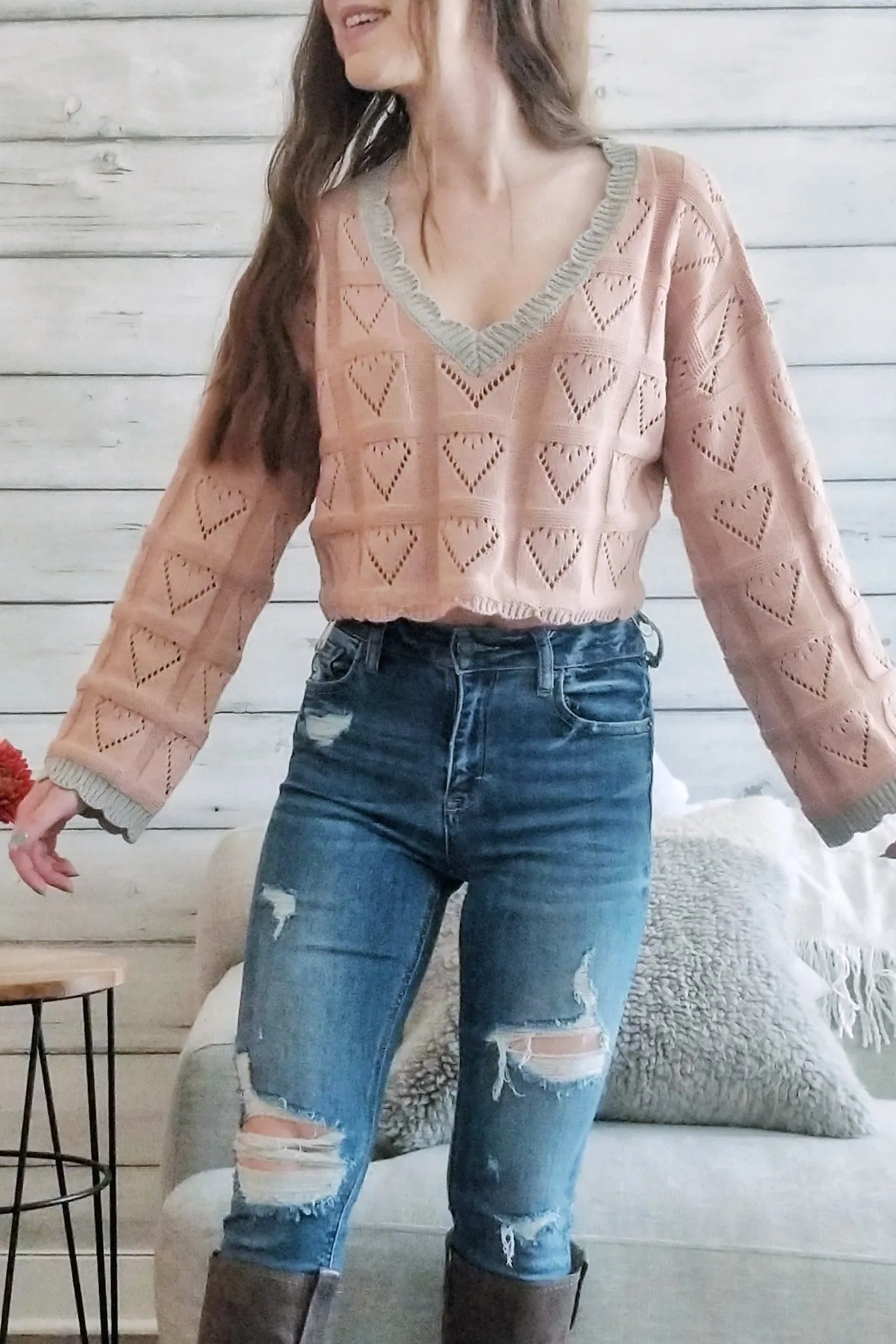 Piece of My Heart Sweater