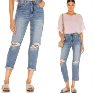 Pistola Presley High Rise Relaxed Roller Jeans in Los Feliz Size 26 - NWT