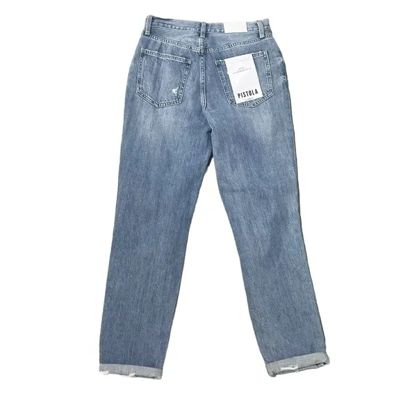 Pistola Presley High Rise Relaxed Roller Jeans in Los Feliz Size 26 - NWT