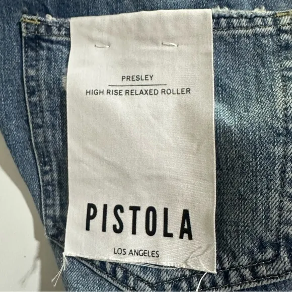 Pistola Presley High Rise Relaxed Roller Jeans in Los Feliz Size 26 - NWT