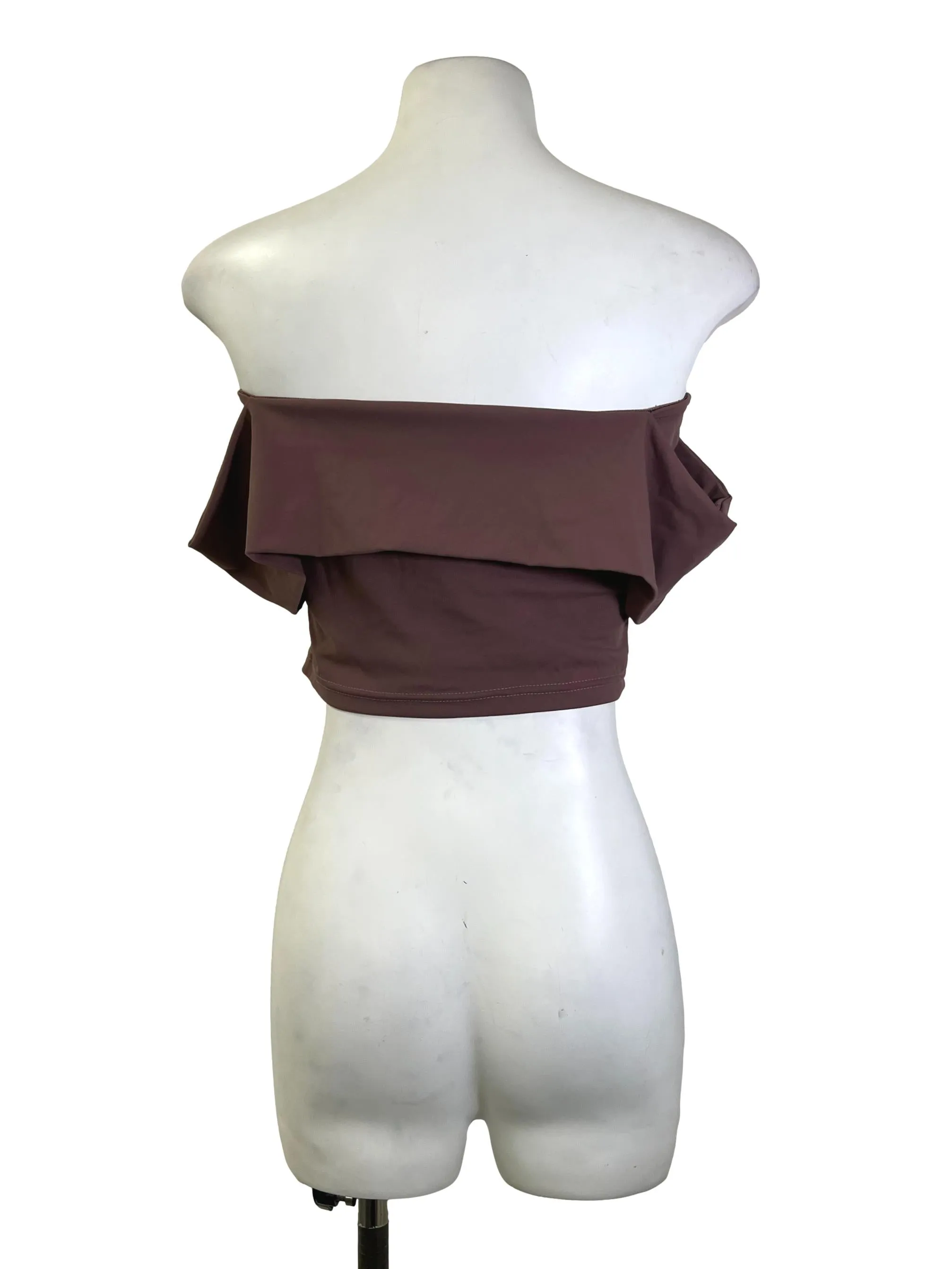 Plum Off Shoulder Top