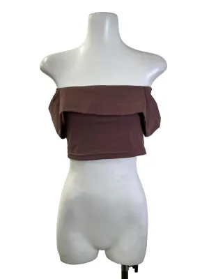 Plum Off Shoulder Top