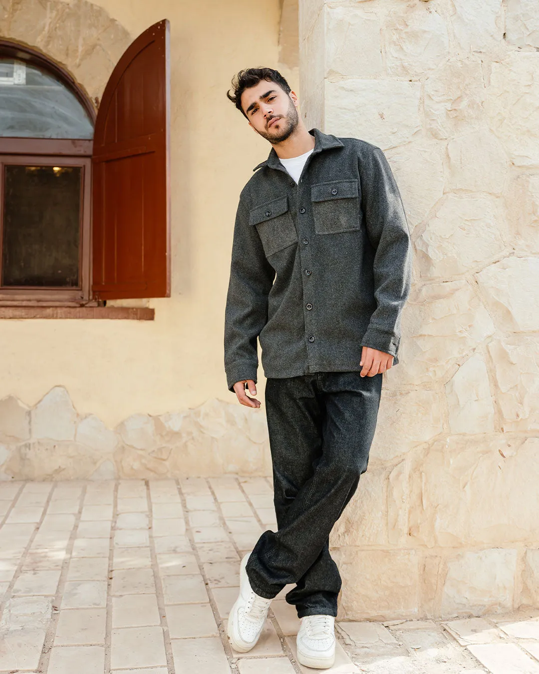 Pockets Men Overshirt