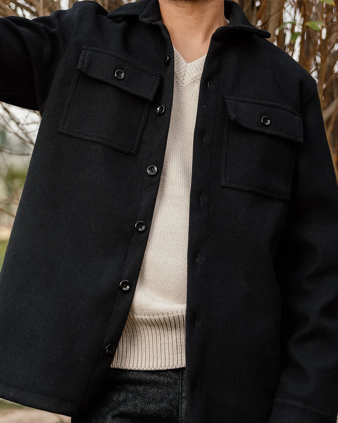 Pockets Men Overshirt
