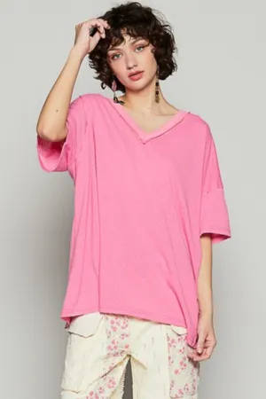 POL V-Neck Half Sleeve T-Shirt