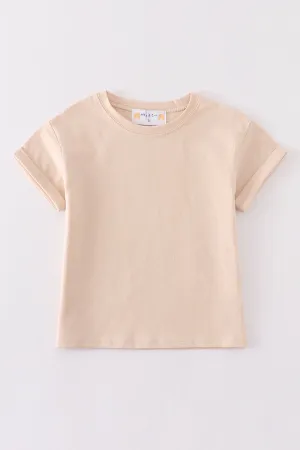 Premium Apricot Basic T-shirt