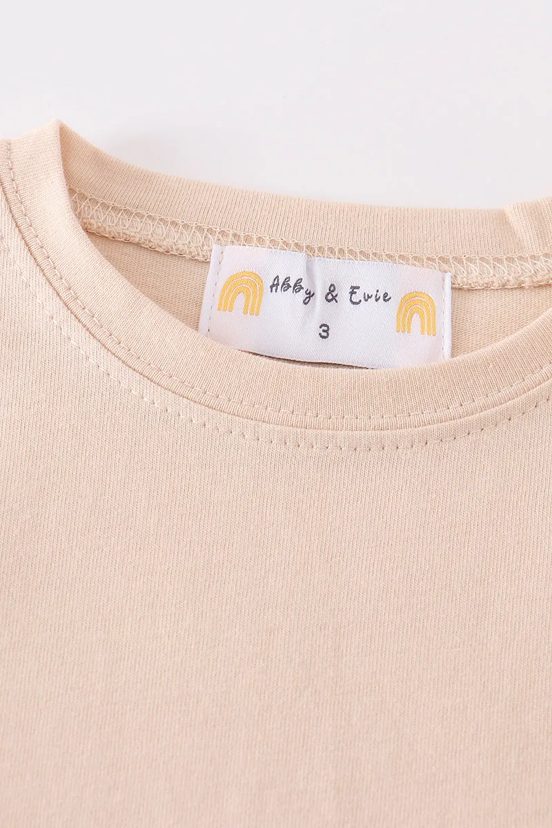 Premium Apricot Basic T-shirt