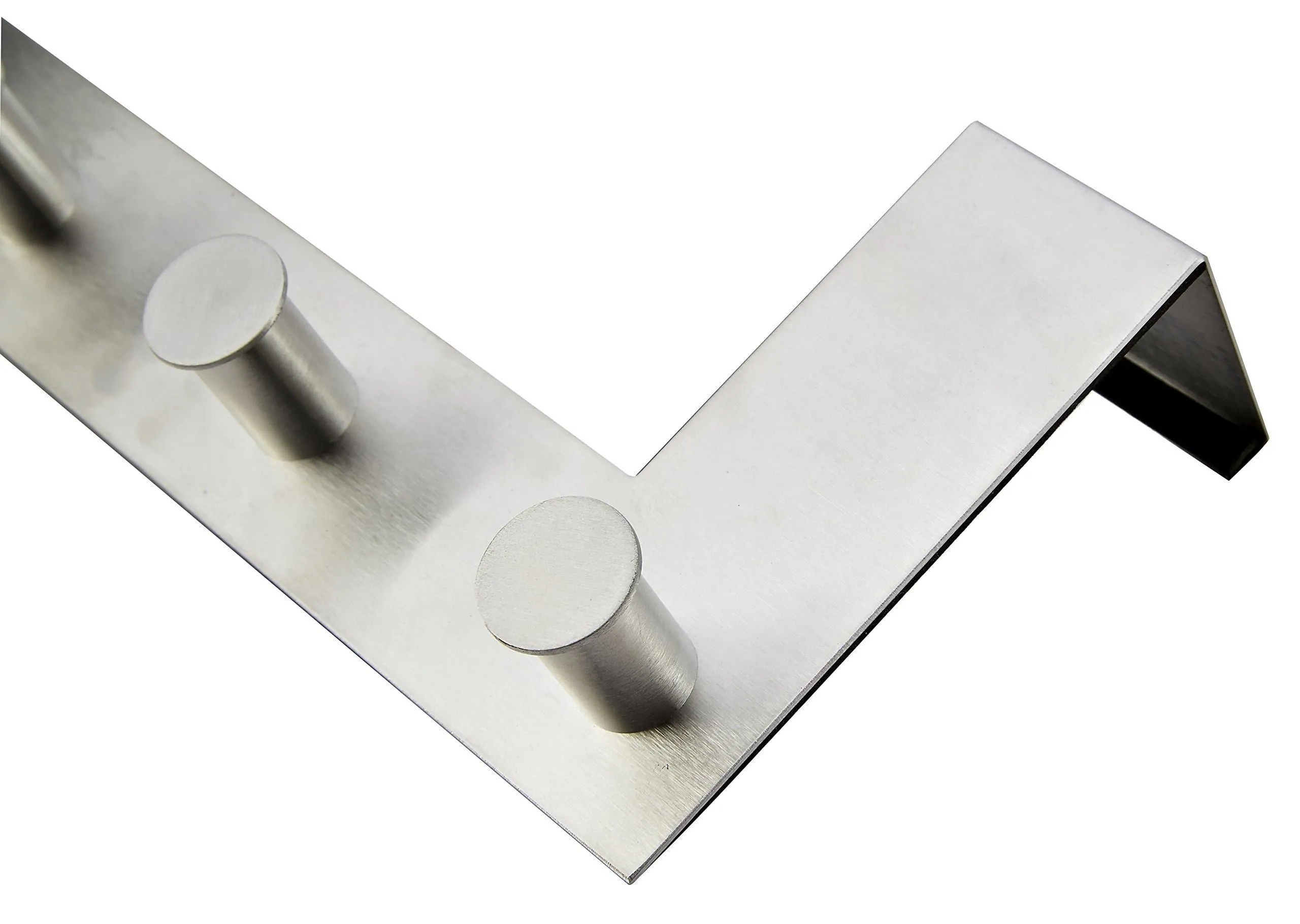 Pro Chef Kitchen Tools Over The Door Hooks - 6 Coat Hooks Pegs - No Drill Towel Rack for Bathroom Storage Closet - Behind The Door Organizer Clothes Rack - Office Cubicle Shoe Handbag Purse Hanger