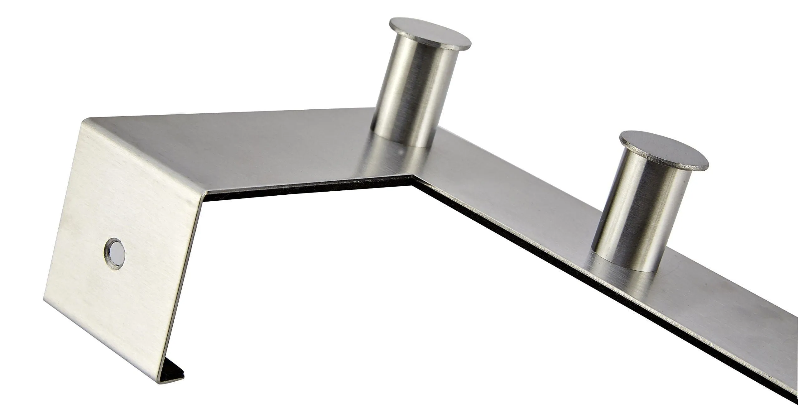 Pro Chef Kitchen Tools Over The Door Hooks - 6 Coat Hooks Pegs - No Drill Towel Rack for Bathroom Storage Closet - Behind The Door Organizer Clothes Rack - Office Cubicle Shoe Handbag Purse Hanger