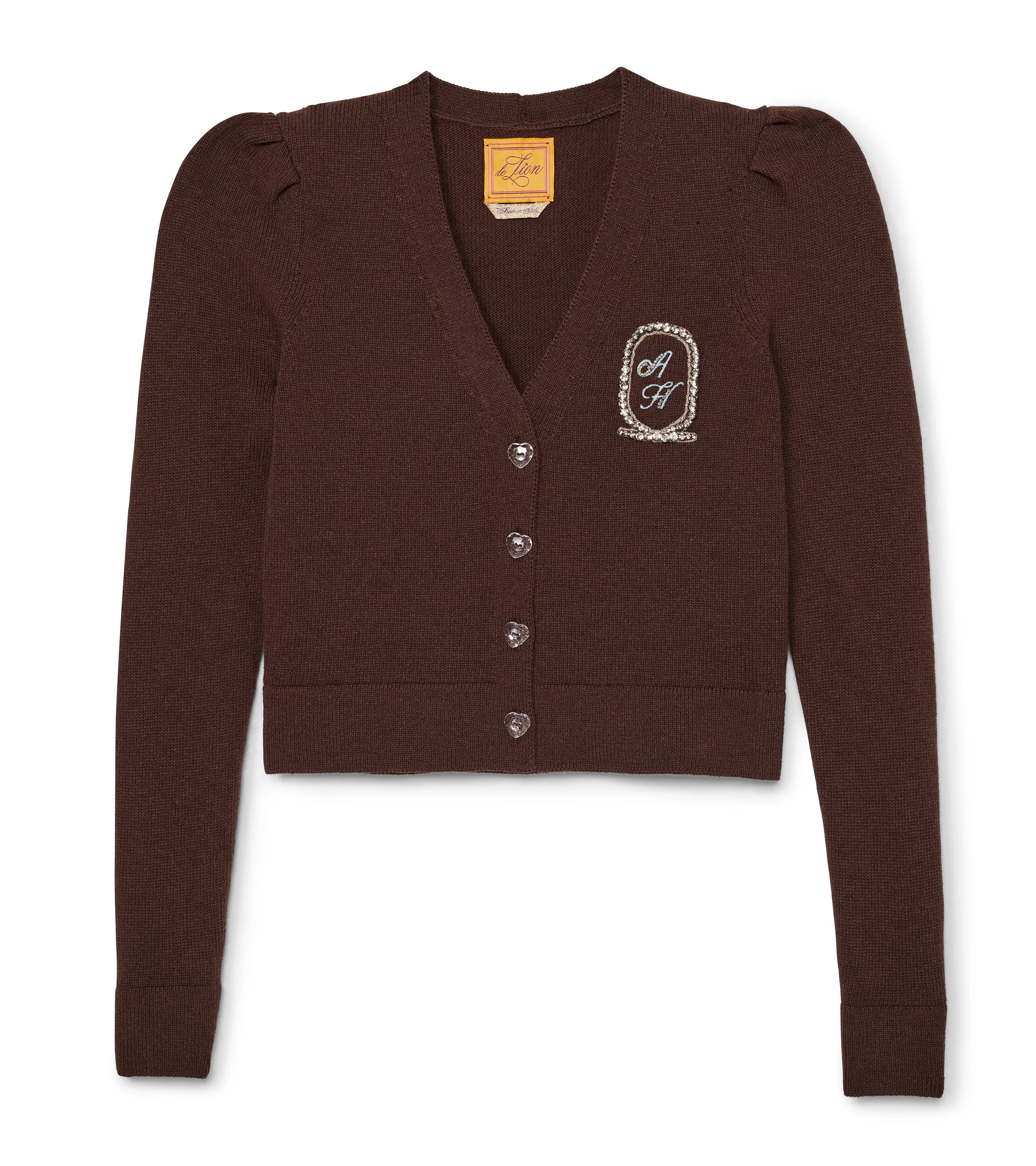 Puff Sleeve Petite Cardigan