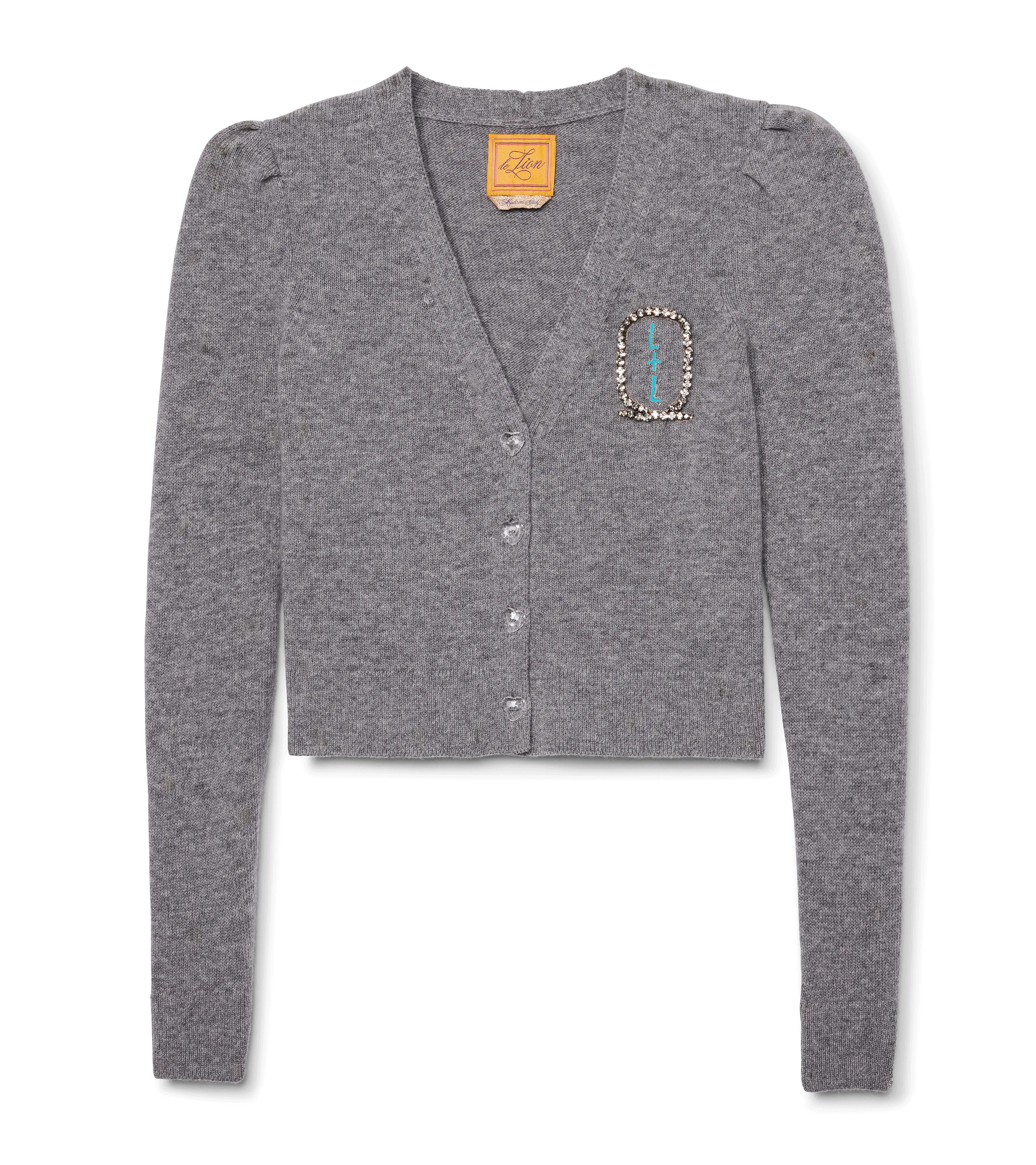 Puff Sleeve Petite Cardigan