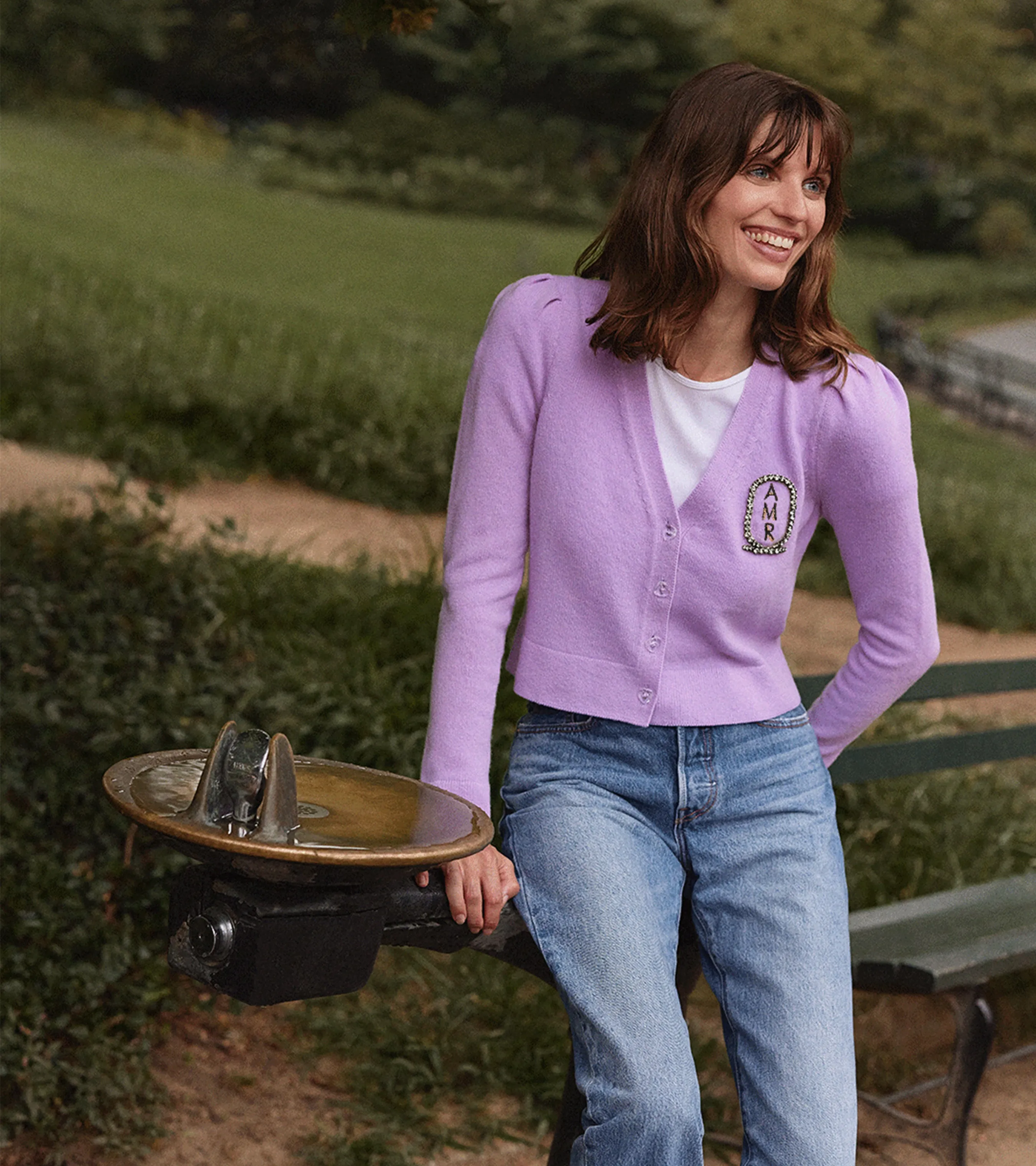 Puff Sleeve Petite Cardigan