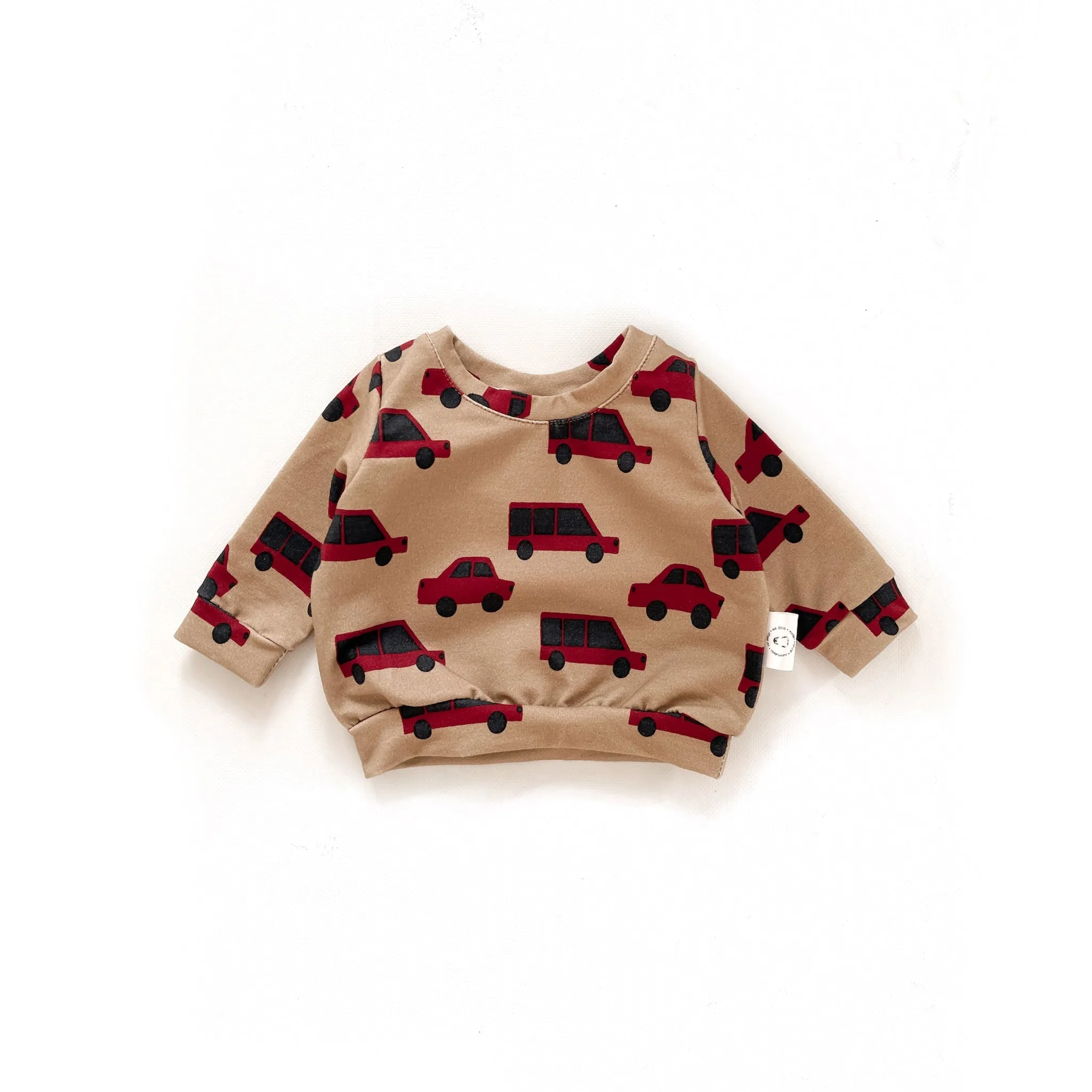 Pullover with Cars on Sand