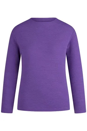 PUPLE CREWNECK PULLOVER