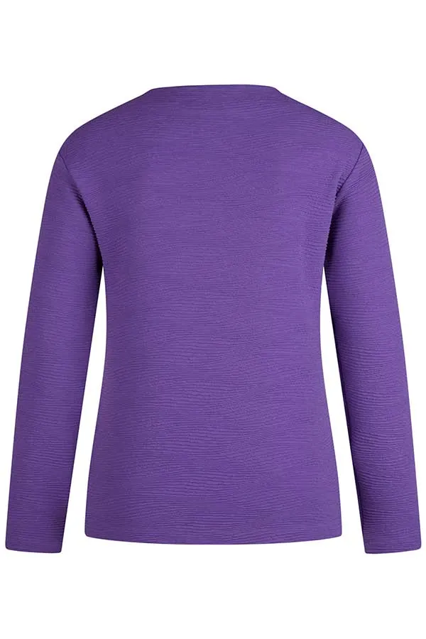 PUPLE CREWNECK PULLOVER