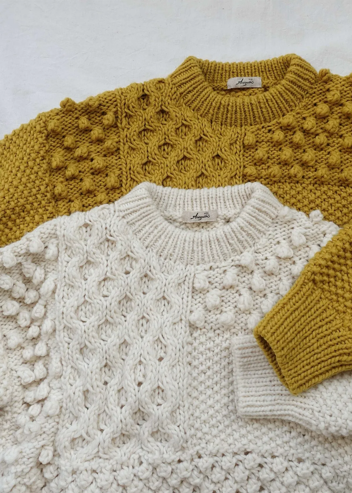 Pure Hand Knit Pullover by Ichi Antiquités