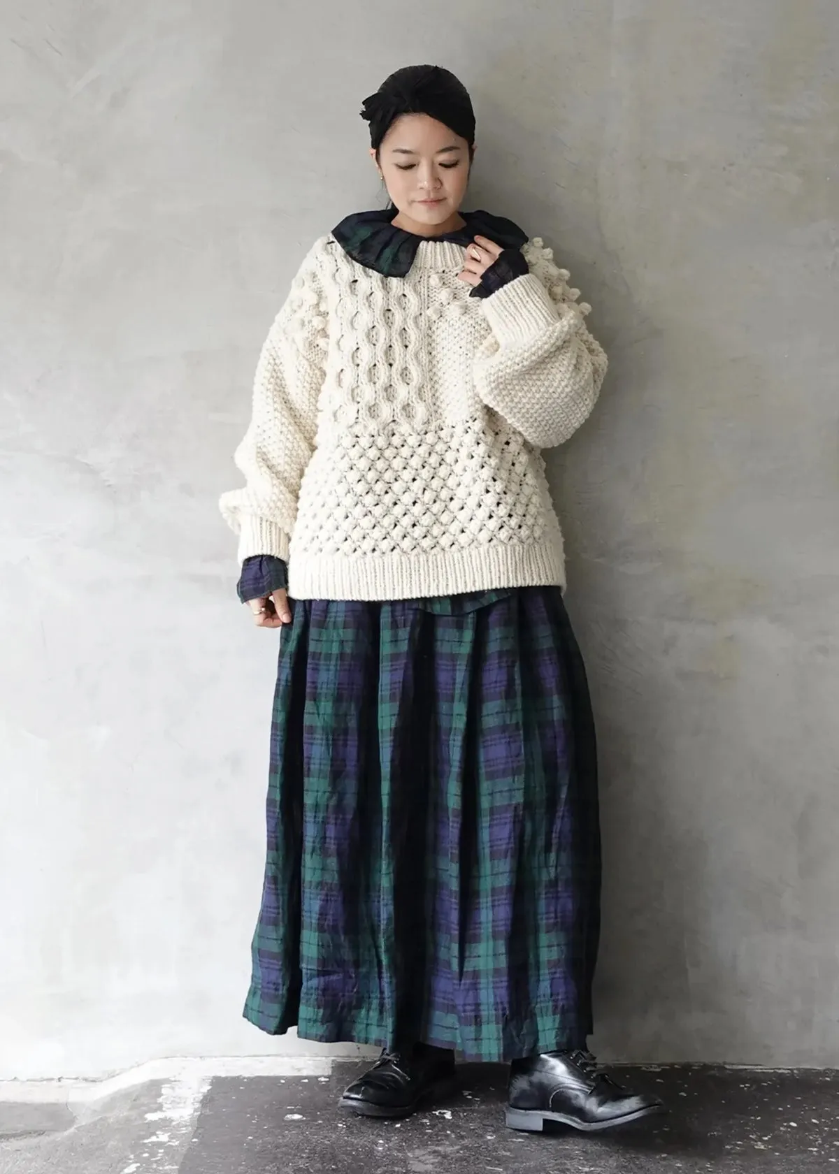 Pure Hand Knit Pullover by Ichi Antiquités